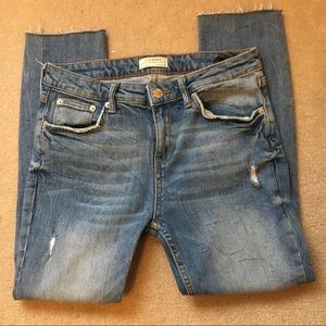Zara mid rise jeans